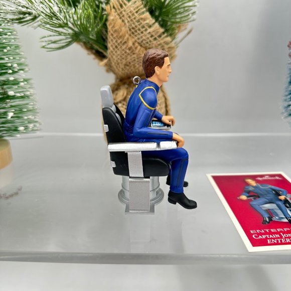Hallmark Keepsake Ornament Captain Jonathan Archer Star Trek Enterprise NX-01 - Picture 5 of 9